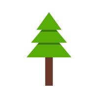 Icono de Vector de árbol de pino