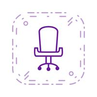 Office Chair Vector Icon 