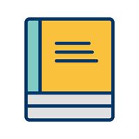 Vector icono de libros