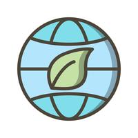 Eco World Vector Icon