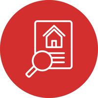 Property Search Vector Icon