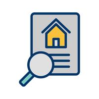 Property Search Vector Icon