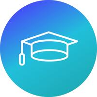 Vector Graduation Cap Icon