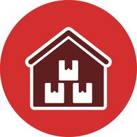 Storage Warehouse Vector Icon