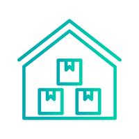 Storage Warehouse Vector Icon