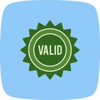 Vector Valid Stamp Icon