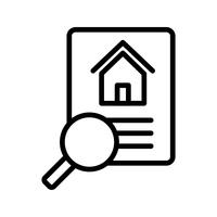 Property Search Vector Icon