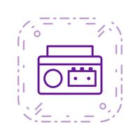 Cassette Player Vector Icon