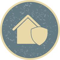 Protected House Vector Icon