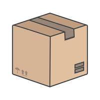 Vector icono de paquete