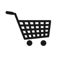 Vector icono de carrito de compras