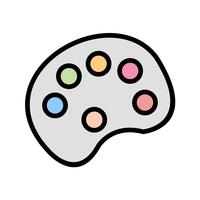 Vector Color Pallete Icon