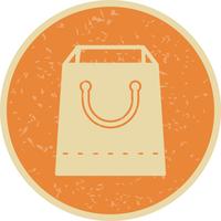 Vector icono de bolsa de compras