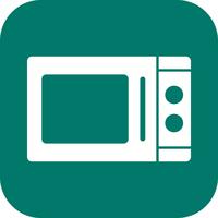 Microwave Oven Vector Icon
