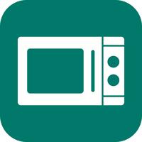 Microwave Oven Vector Icon