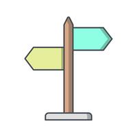 Directions Vector Icon