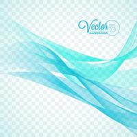 Elegant vector flowing color wave design on transparent background.