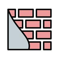 Brick wall Vector Icon