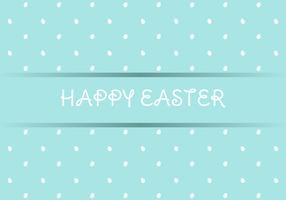 Happy Easter Polkadot Egg Background vector