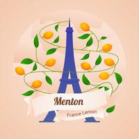 festival de limon de menton francia vector