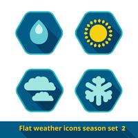 Weather icons set vector