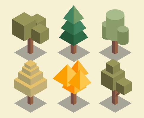 Tree Clipart Set 