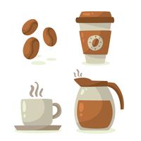 Coffee Elements Vector