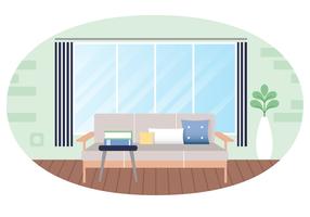 Vector Designer Room Illustration