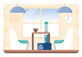 Vector Designer Room Illustration