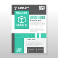 Diseño de folleto de negocios vector