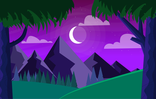 Vector paisaje ilustración