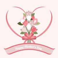 Vector Mother's Day Greeting Card