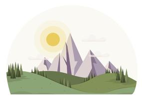 Vector paisaje ilustración