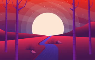 Vector Landscape illustration