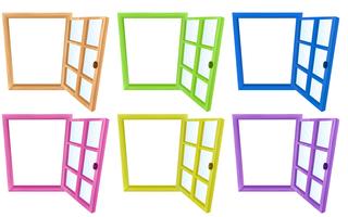 Window frames vector