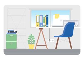 Vector Designer Room Illustration