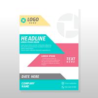 Diseño de folleto de negocios vector