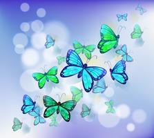 Butterflies in a stationery vector