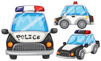 Police cars vector