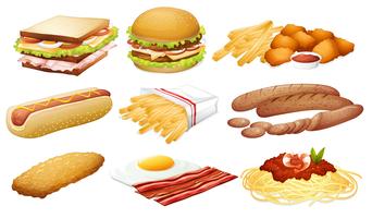 Fast food vector