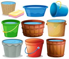 Conjunto de cubos vector