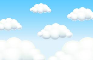 Background sky on sunny day vector