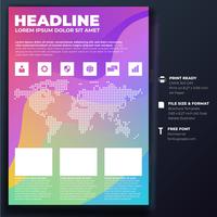 Flyer Design Business Brochure Template vector