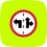 Vector Lane control sign Icon