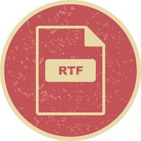 RTF Vector Icon