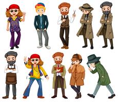 A set of male character vector