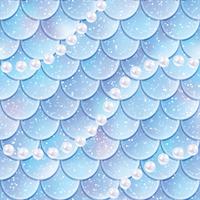 Fish scales and pearls pattern
