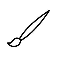 Drawing Brush Vector Icon