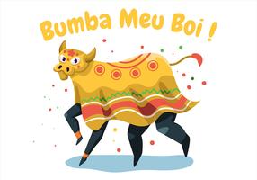 bumba meu boi toros vector