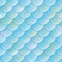 Escalas de peces de purpurina de patrones sin fisuras. Textura de cola de sirena. Ilustración vectorial vector